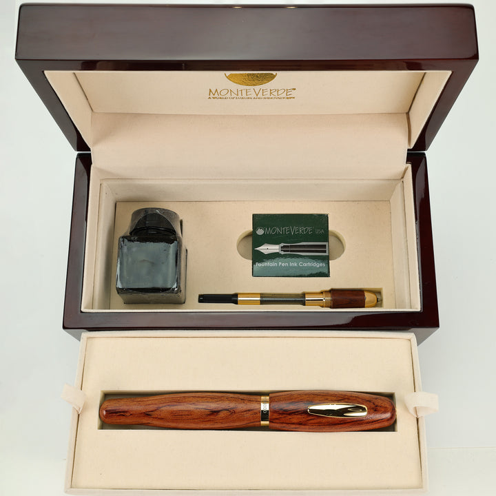 Monteverde Mega Wood Limited Edition Fountain Pen - 14k Medium