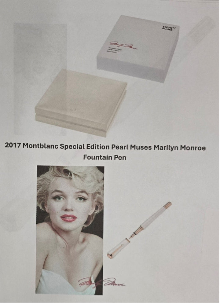 Montblanc Marilyn Monroe Fountain Pen