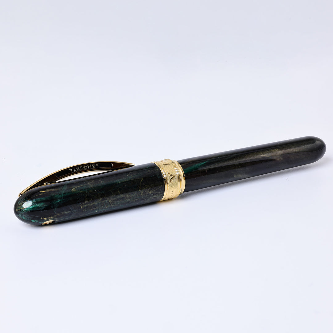 Visconti Van Gogh Maxi Green and Gold Fountai Pen