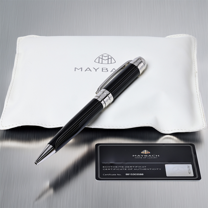 Maybach The Peak I Flow Lines Lustrous Midnight Black Platinum - Ballpoint