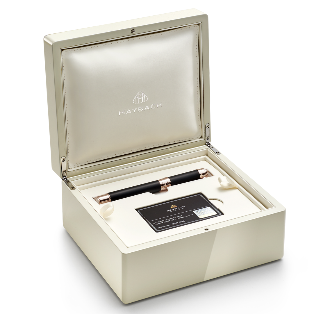 Maybach The Peak I Volcanic Black Rose Gold - Fountain Pen