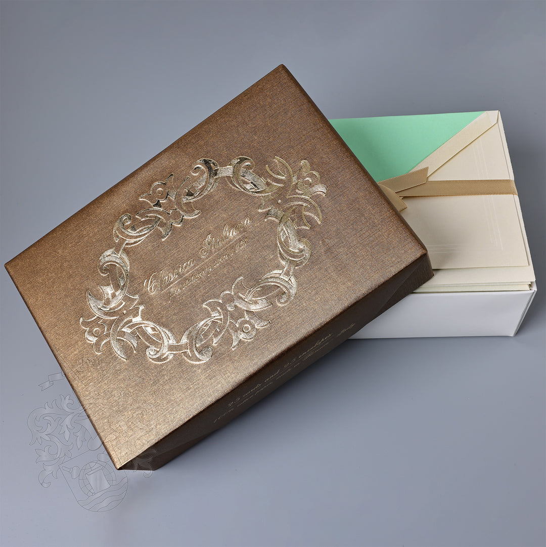 Mint Flat Notecards 4.25"  x 6.5" (25ct.) | Rossi 1931 Italian Stationery