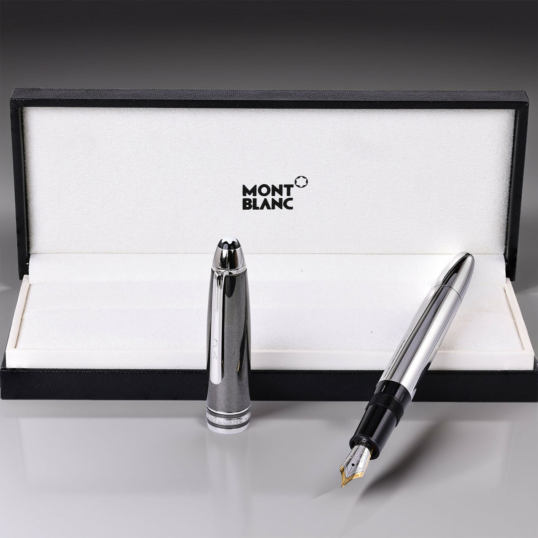 Montblanc Meisterstuck 146 Solitaire Hematite and Steel Fountain Pen