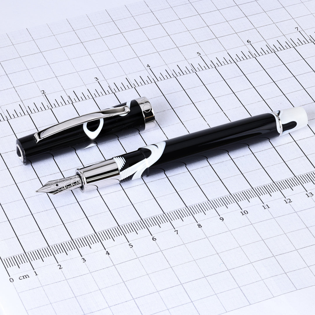 Omas Bologna Mottled White and Black