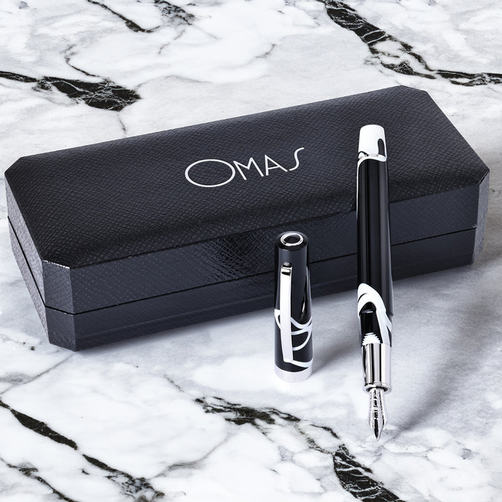 Omas Bologna Mottled White and Black