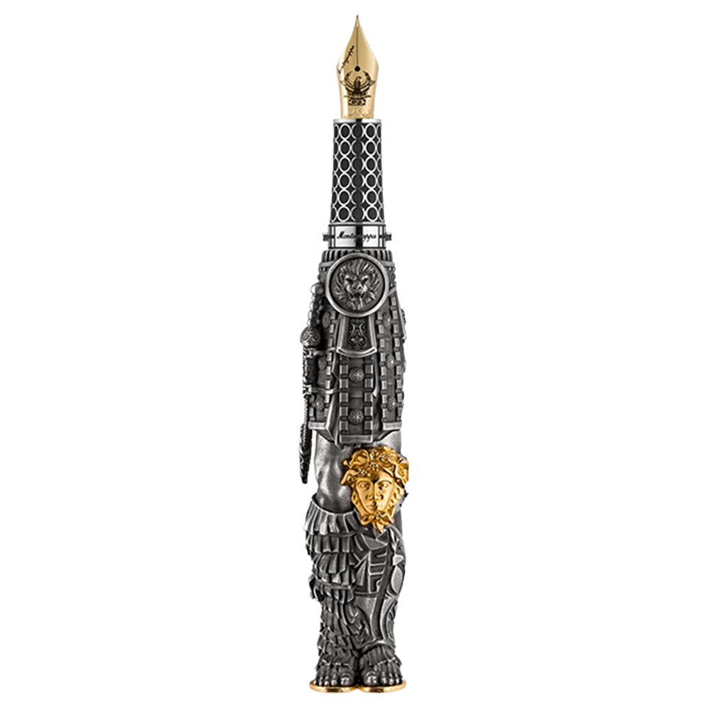 Montegrappa Gladiator Fountain Pen in Sterling Silver