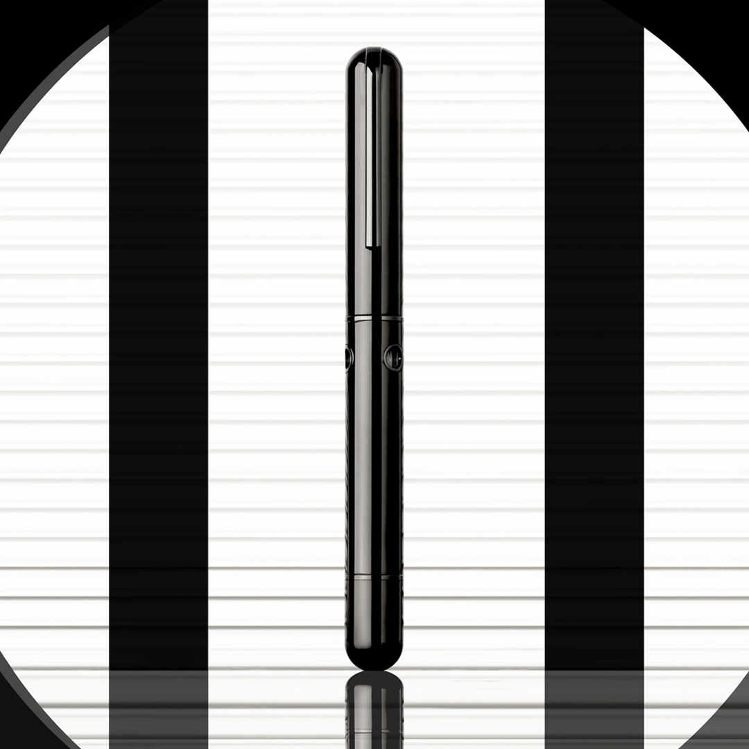 Nahvalur Nautilus Cephalopod Black Ebonite - Fountain Pen