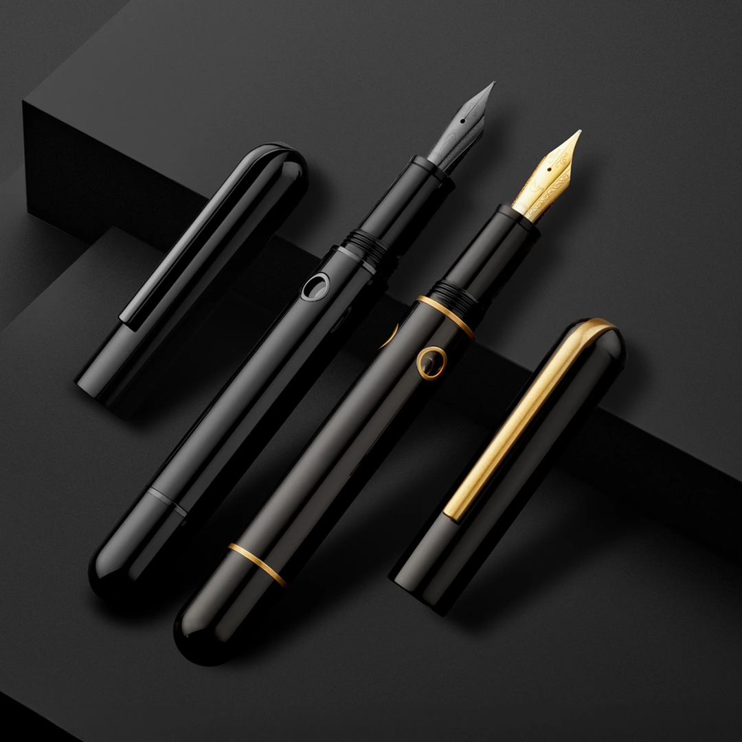 Nahvalur Nautilus Cephalopod Black Ebonite - Fountain Pen