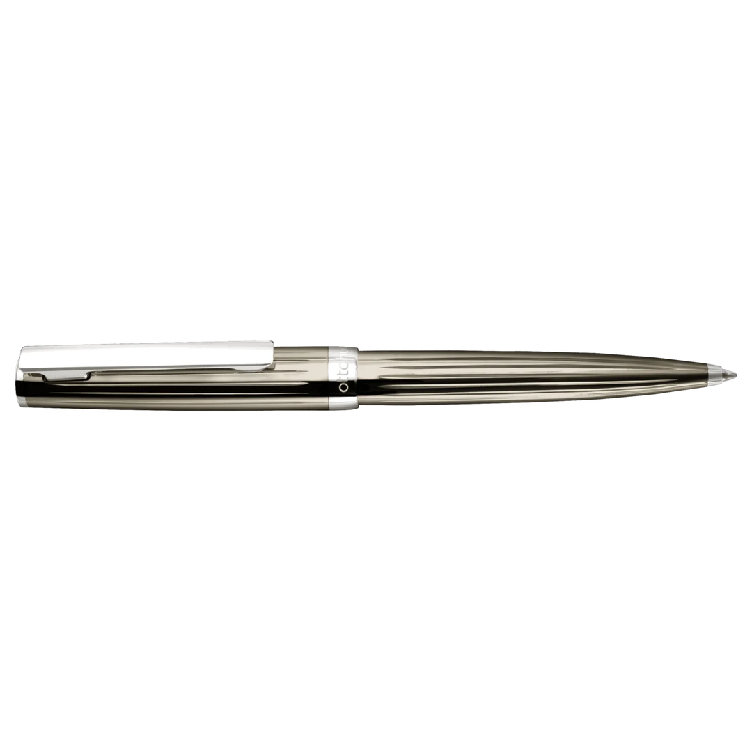 Otto Hutt Design 07 Black Transparent Platinum - Ballpoint