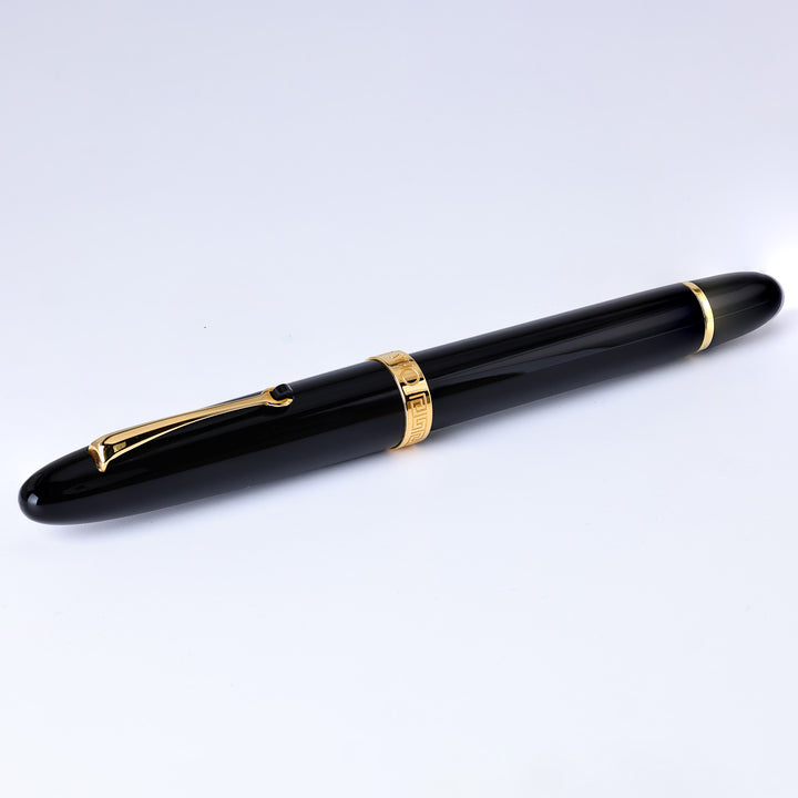 Omas Ogiva Black With Gold Trim Fountain Pen
