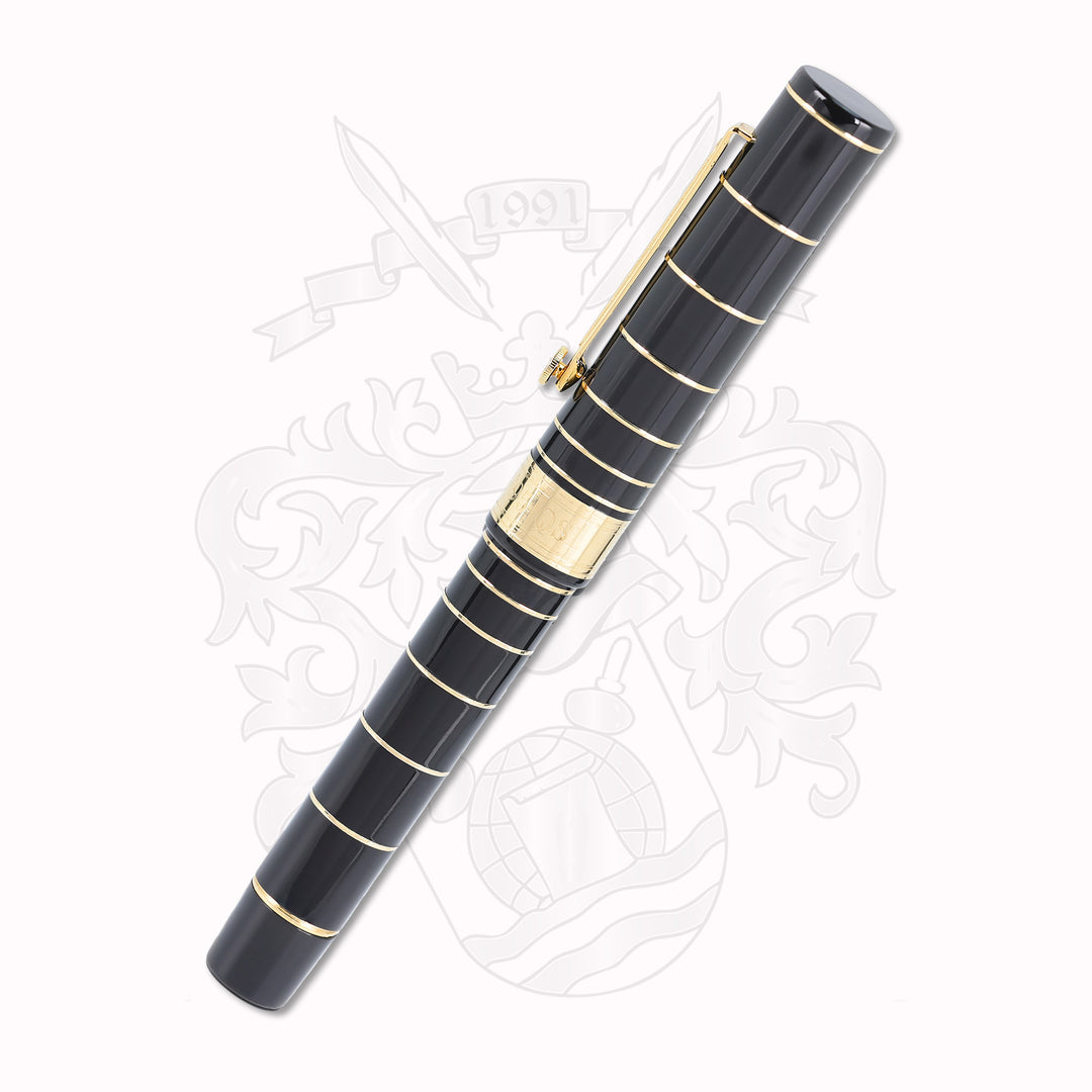 OMAS MARCONI 100 ANNIVERSARY OF THE RADIO Fountain Pen - Charcoal