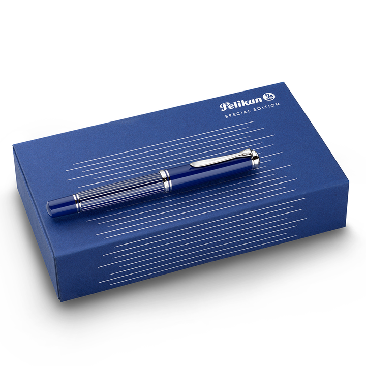Pelikan M815 Metal Striped Blue - Fountain Pen