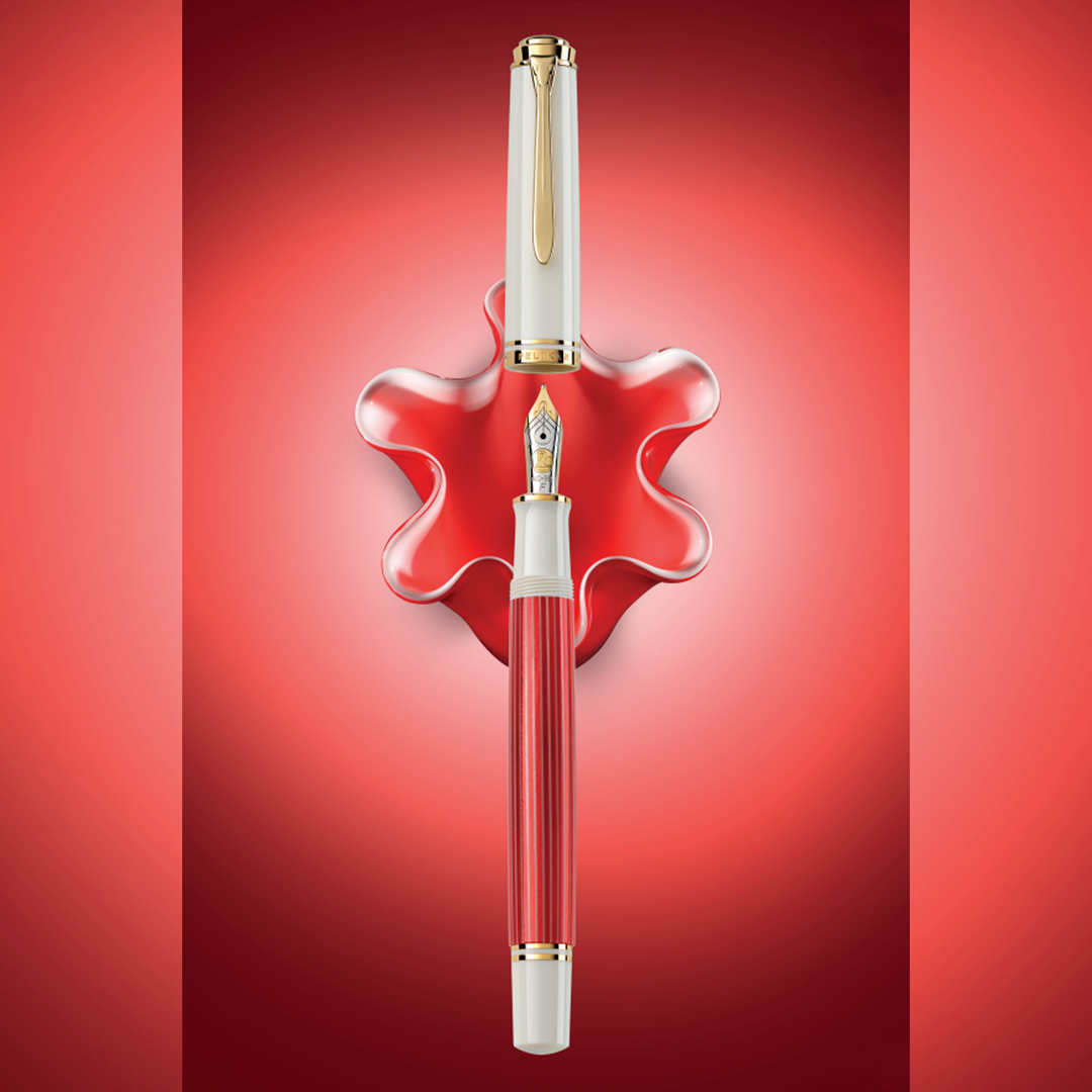 Pelikan M600 Fountain Pen - Red-White Special Edition
