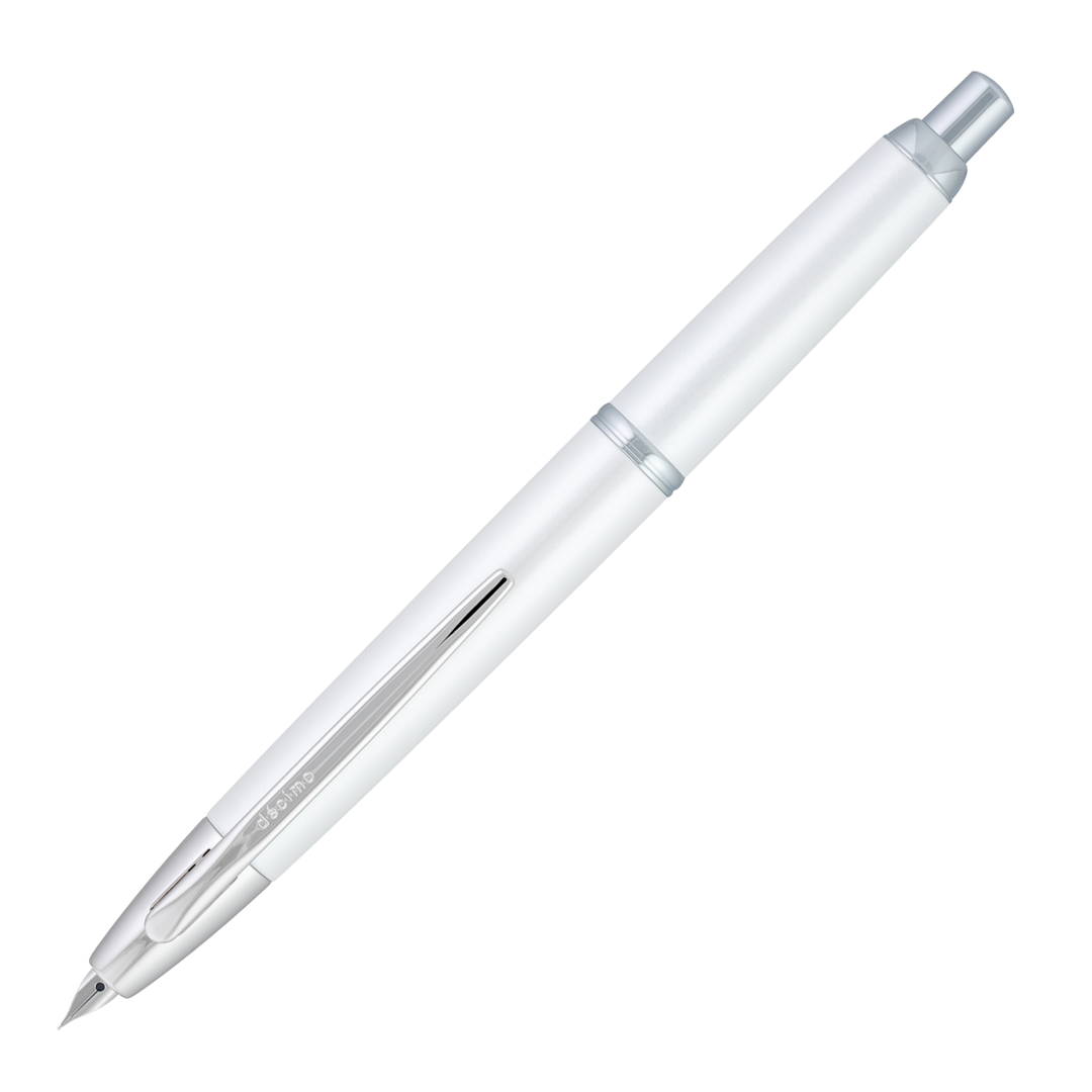 Pilot Vanishing Point Decimo White Fountain Pen