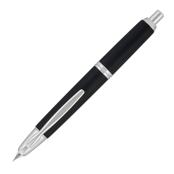 Pilot Vanishing Point Black Birchwood - Fountain Pen