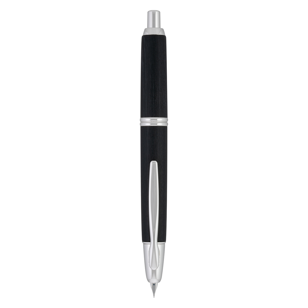 Pilot Vanishing Point Black Birchwood - Fountain Pen