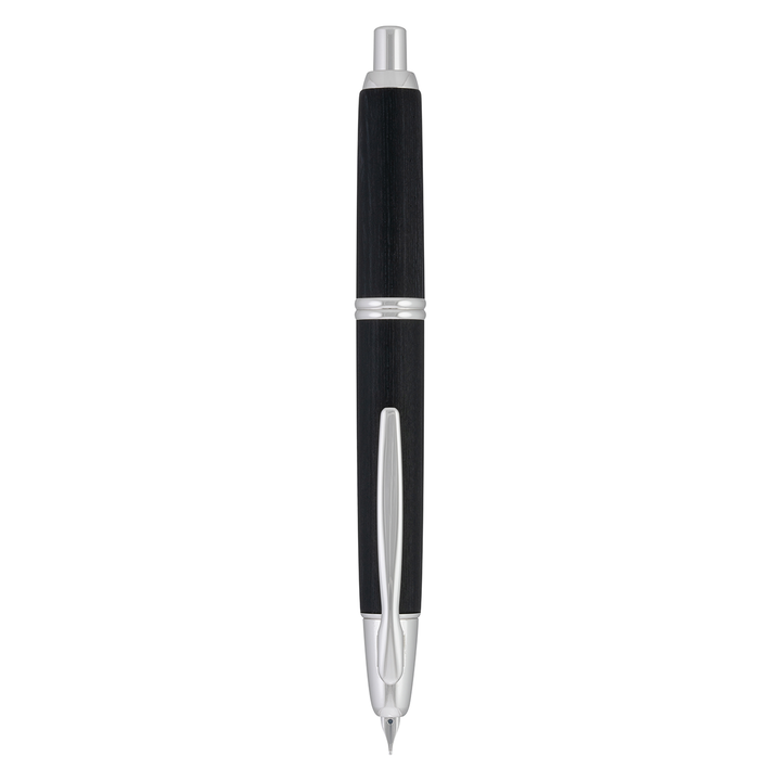 Pilot Vanishing Point Black Birchwood - Fountain Pen
