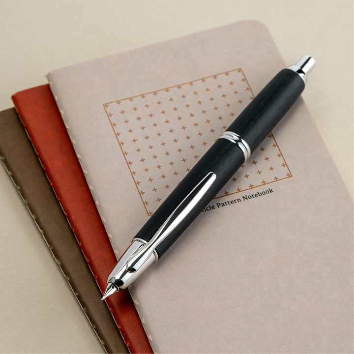 Pilot Vanishing Point Black Birchwood - Fountain Pen
