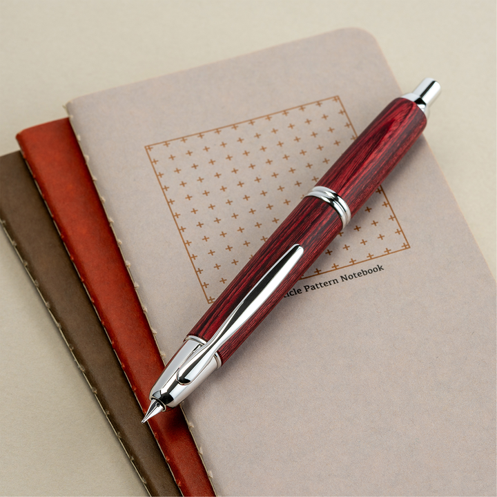 Pilot Vanishing Point Red Birchwood - Fountain Pen