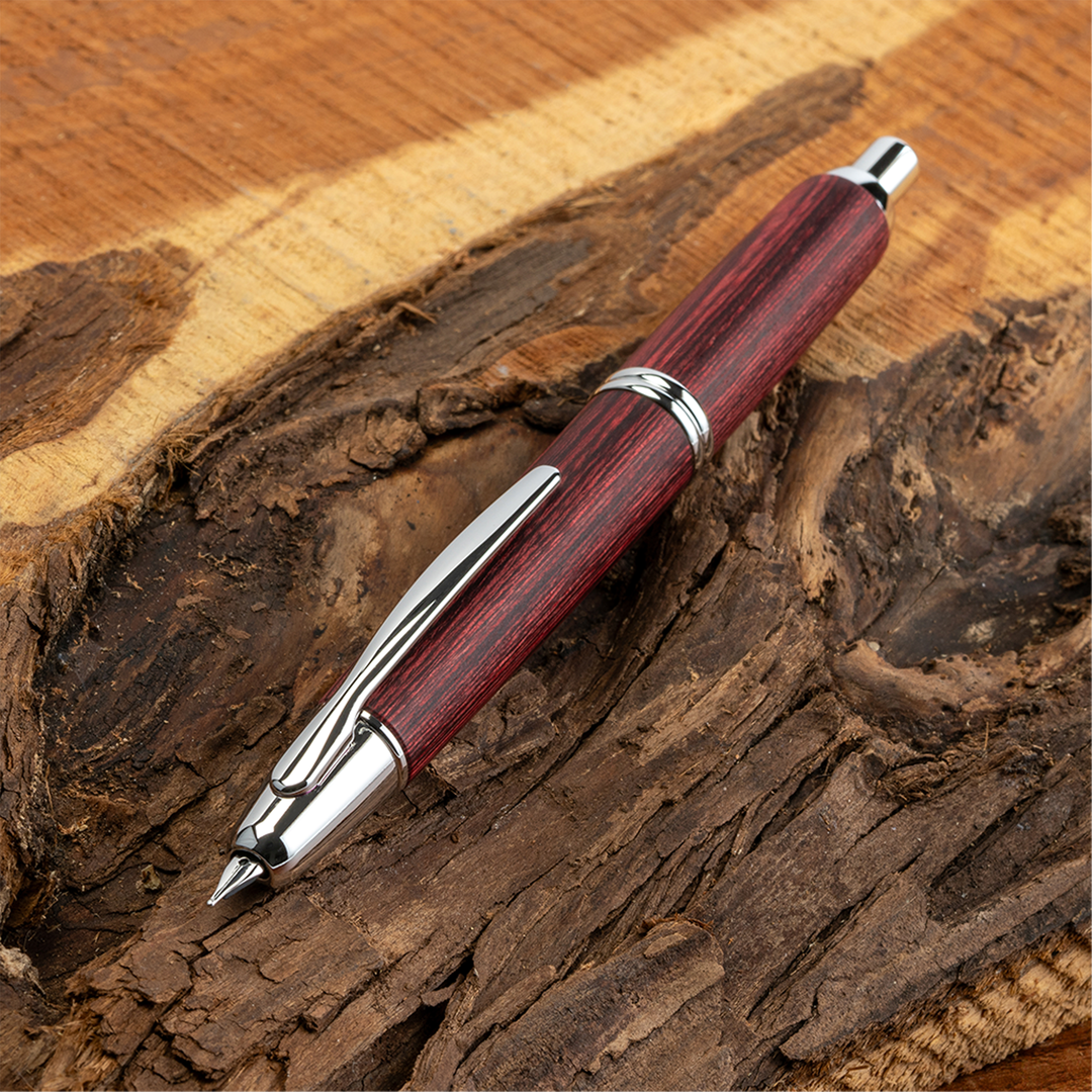 Pilot Vanishing Point Red Birchwood - Fountain Pen
