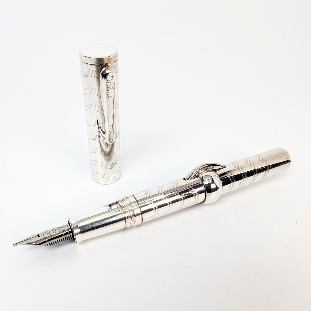 Conklin Silver Crescent Anniversary Edition Fountain Pen - Medium