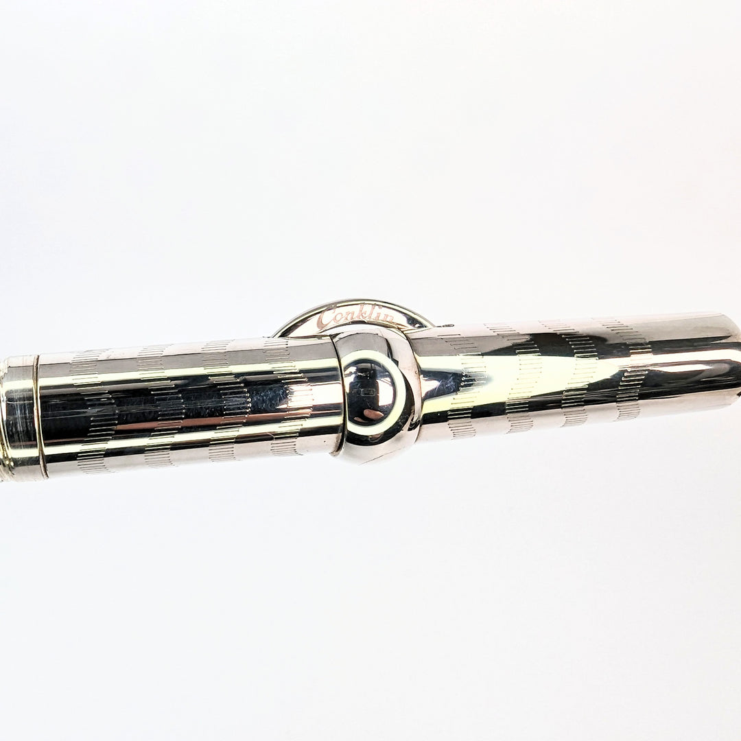 Conklin Silver Crescent Anniversary Edition Fountain Pen - Medium