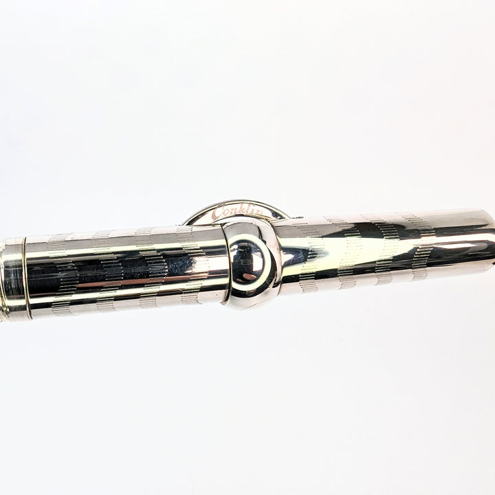 Conklin Silver Crescent Anniversary Edition Fountain Pen - Medium