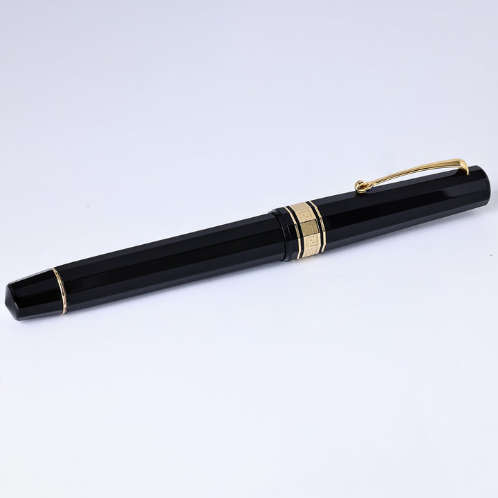 Omas Paragon Black W/Gold Trim Fountain Pen