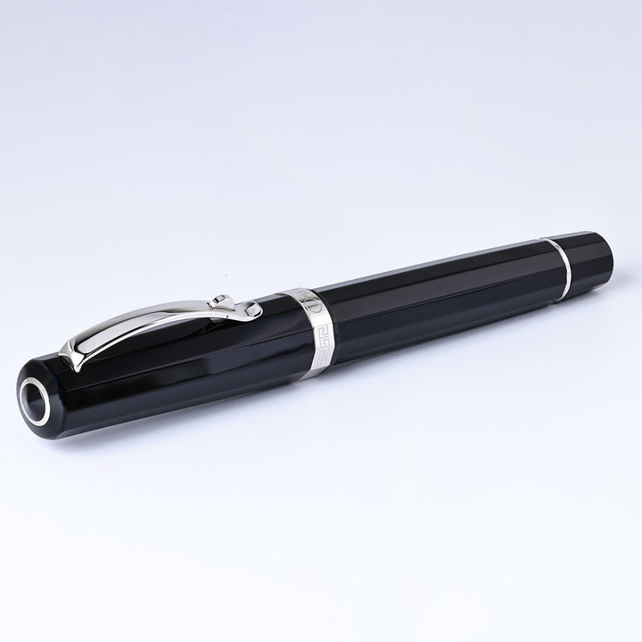 Omas Paragon Fashion Pen Black With Silver Trim