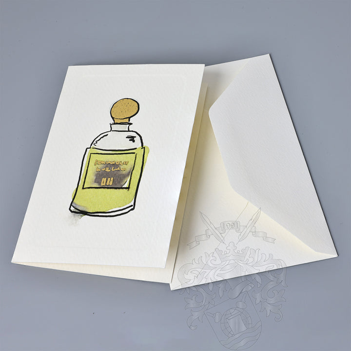 Perfume Fold Notecards 3.33" x 5.12" (12ct.) | Rossi 1931 Italian Stationery