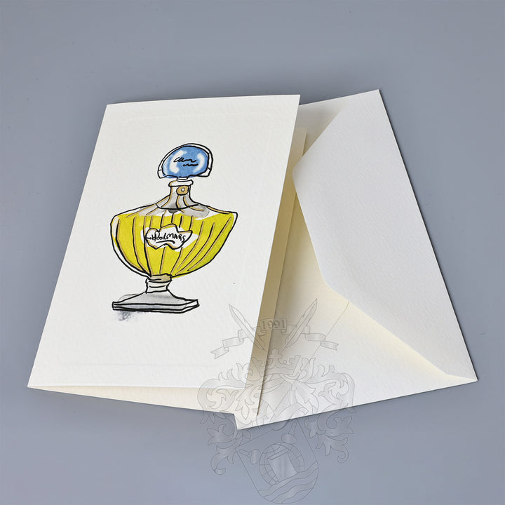 Perfume Fold Notecards 3.33" x 5.12" (12ct.) | Rossi 1931 Italian Stationery