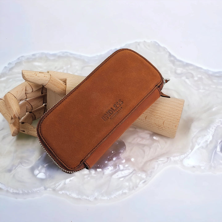 Endless Pen Pouch - Brown