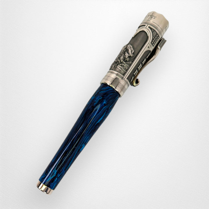 Montegrappa Ten Commandments Blue / Sterling Silver - Rollerball