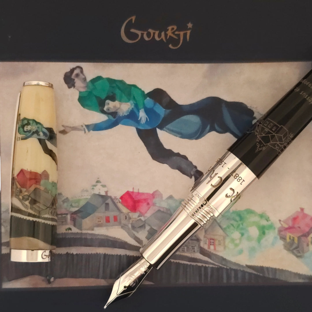 Marc Chagall Fountain Pen by Gourji and Montegrappa