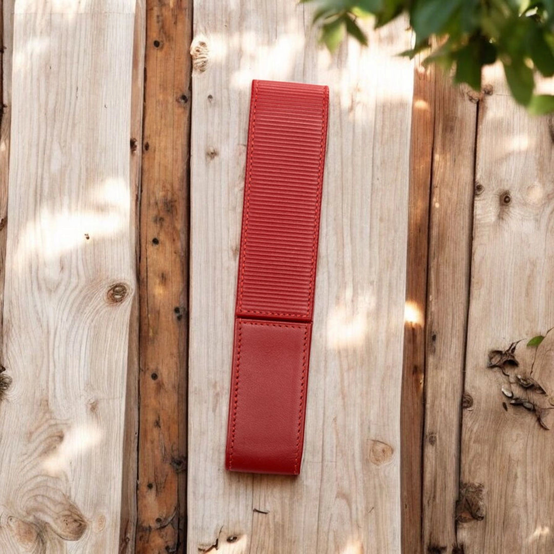 LAMY Red Nappa Leather 1 Pen Case