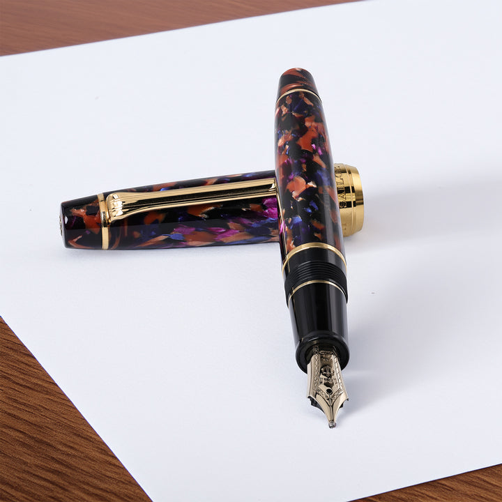 Sailor Pro Gear Mosaic Red W/Naganita Togi Nib