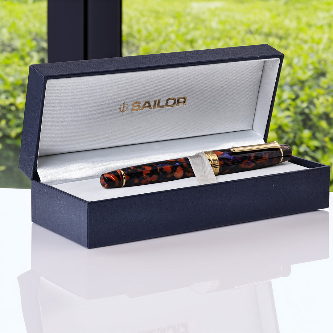 Sailor Pro Gear Mosaic Red W/Naganita Togi Nib