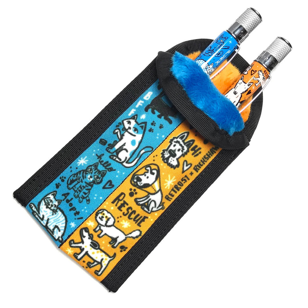 Retro 51 - Dog & Cat 2-Pen Rickshaw Pen Sleeve