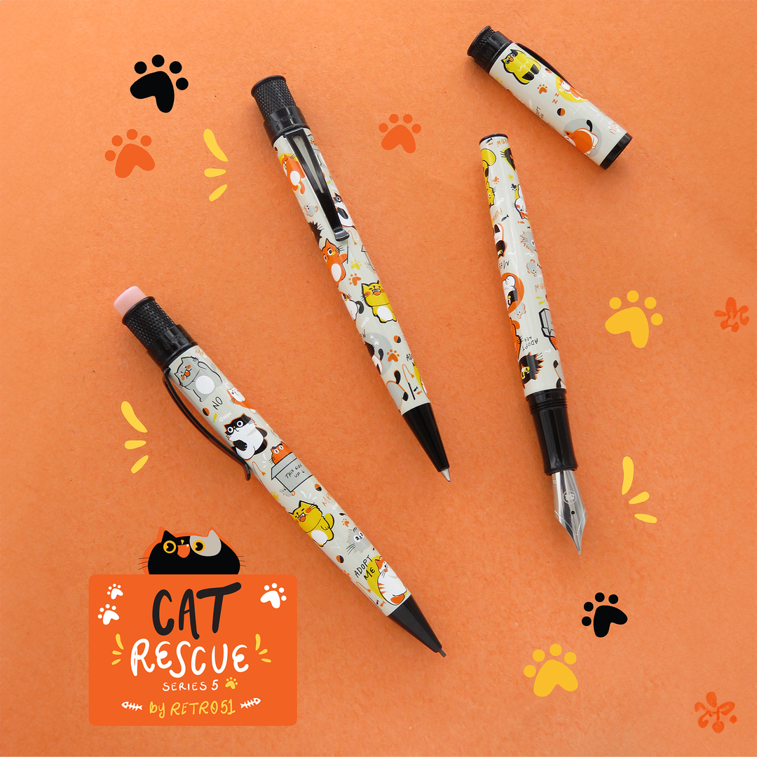 Retro 51 Tornado Cat Rescue Series 5 - Mechanical Pencil