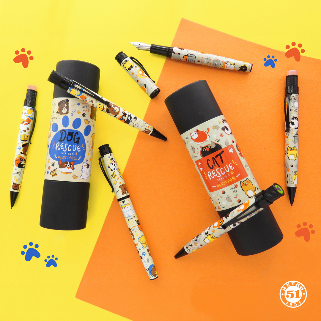 Retro 51 Tornado Cat Rescue Series 5 - Mechanical Pencil