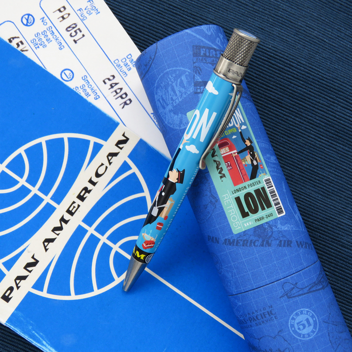 Retro 51 Pan Am London Poster Rollerball
