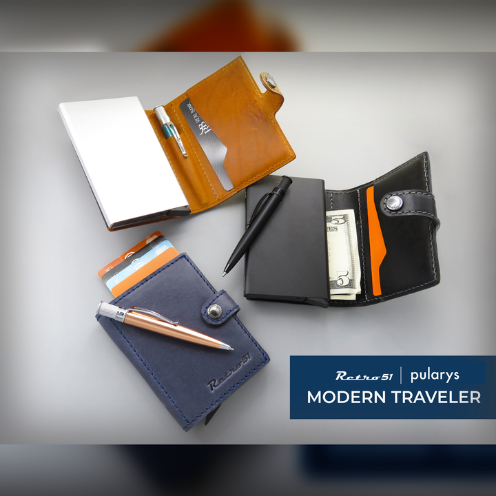 Retro 51 Modern Traveler Leather Bifold