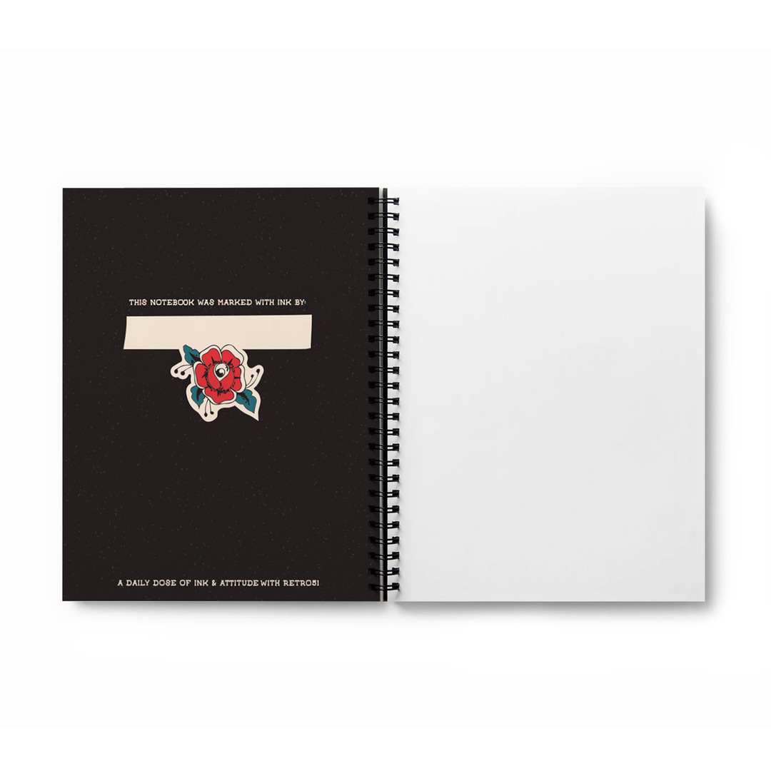 Retro 51 Ink-Love-Repeat Medium Spiral Sketchbook