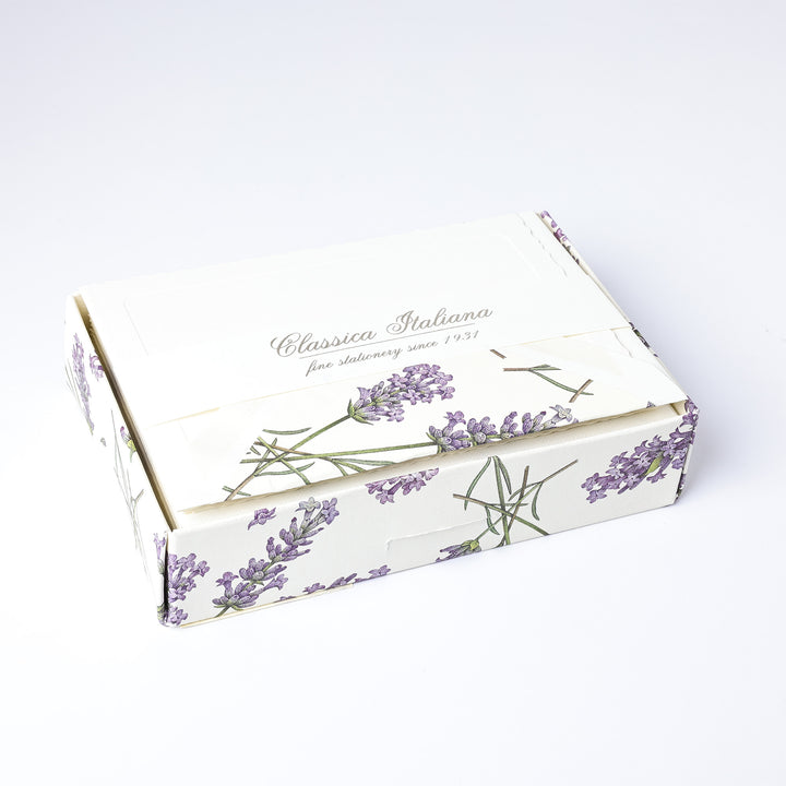 Lavender Folded cards and Envelopes 4.5”x 6.7” (10ct.) | Rossi 1931 Italian Stationery
