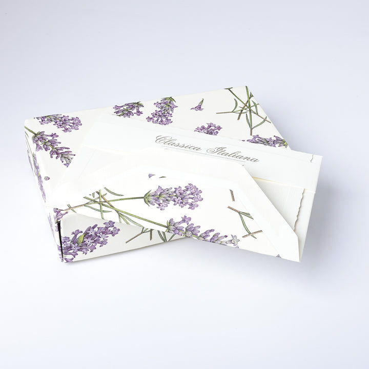 Lavender Folded cards and Envelopes 4.5”x 6.7” (10ct.) | Rossi 1931 Italian Stationery