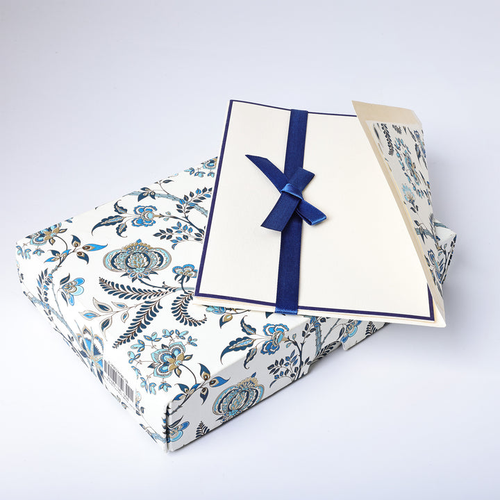 Blue Poppy Folded Cards 4.30”x 6.30” (10ct.) | Rossi 1931 Italian Stationery