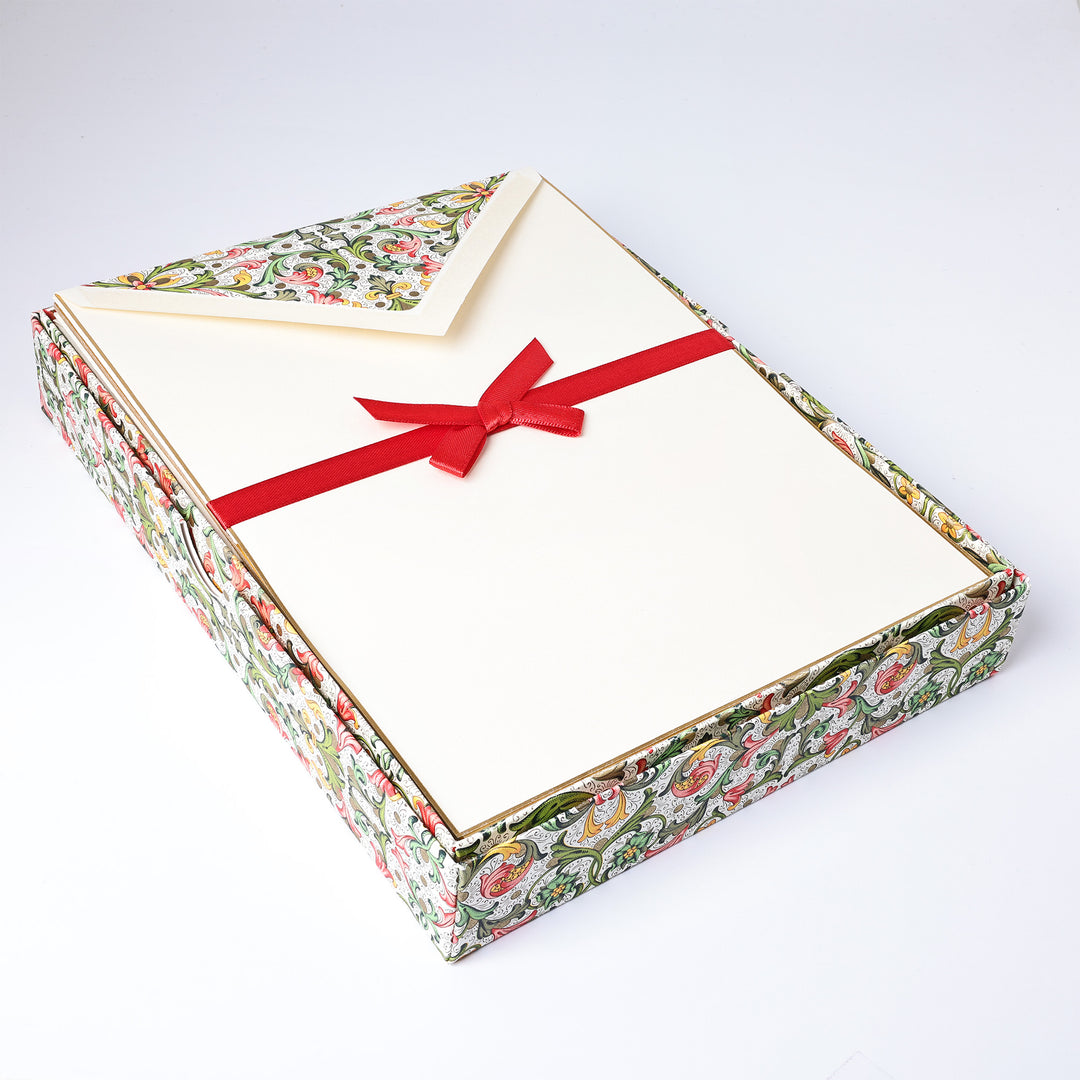 Traditional Florentine Writing Paper and Lined Envelopes 6.25" x 8.50" | Rossi 1931 Italian Stationery