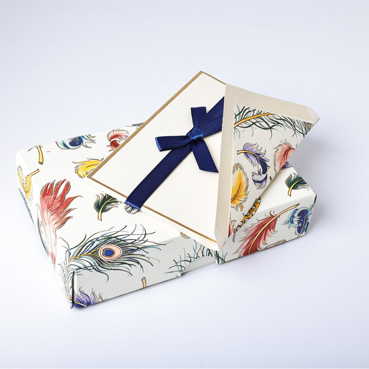 Feather Folded Cards & Lined Envelopes 4.10" x 6.30" (10ct.) | Rossi 1931 Italian Stationery