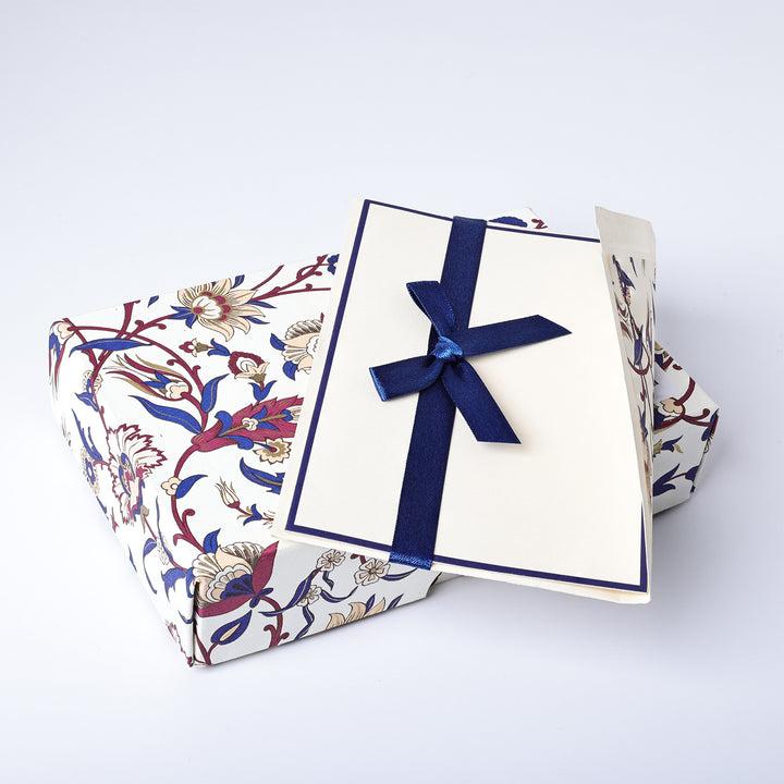 Arabesque Flat Notecards 3.33" x 5.12" (10ct.) | Rossi 1931 Italian Stationery