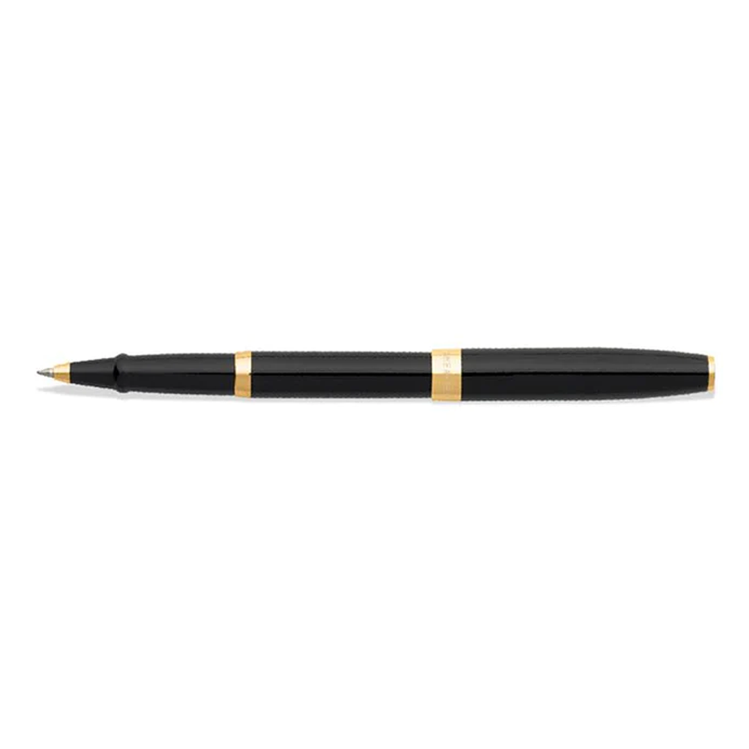 Sheaffer Sagaris Glossy Black Barrel Gold Trim Rollerball